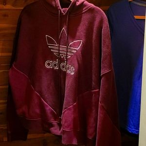 ADIDAS WOMENS CROP HOODIE XL